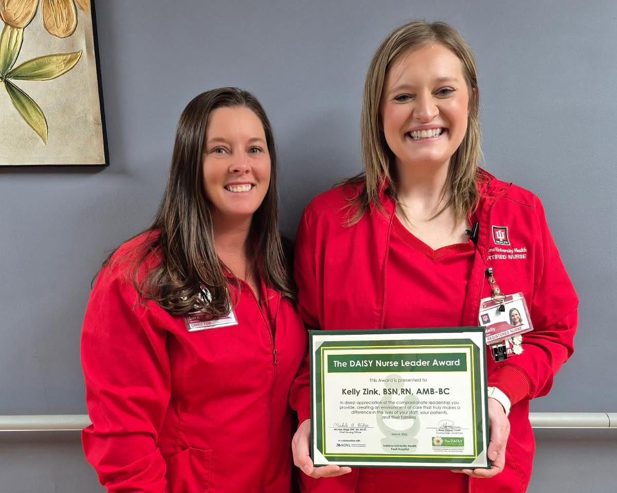 Sarah Hawkins, RN, and Kelly Zink, RN