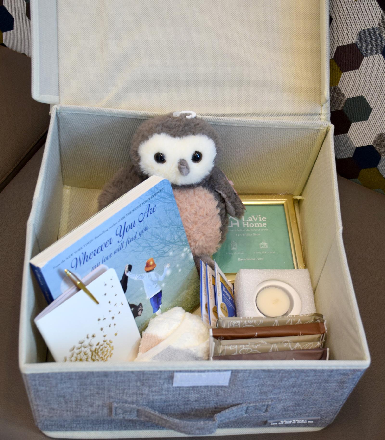 One of the memory boxes donated to IU Health Bloomington Perinatal Services.