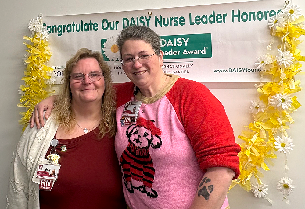 Christina Barker, RN, OCN, Bloomington Oncology and Palliative Care manager and DAISY Nurse Leader Honoree