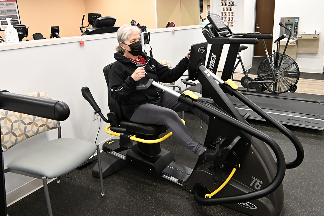 Chris Marks, lung transplant recipient and IU Health Bloomington Pulmonary Rehabilitation patient