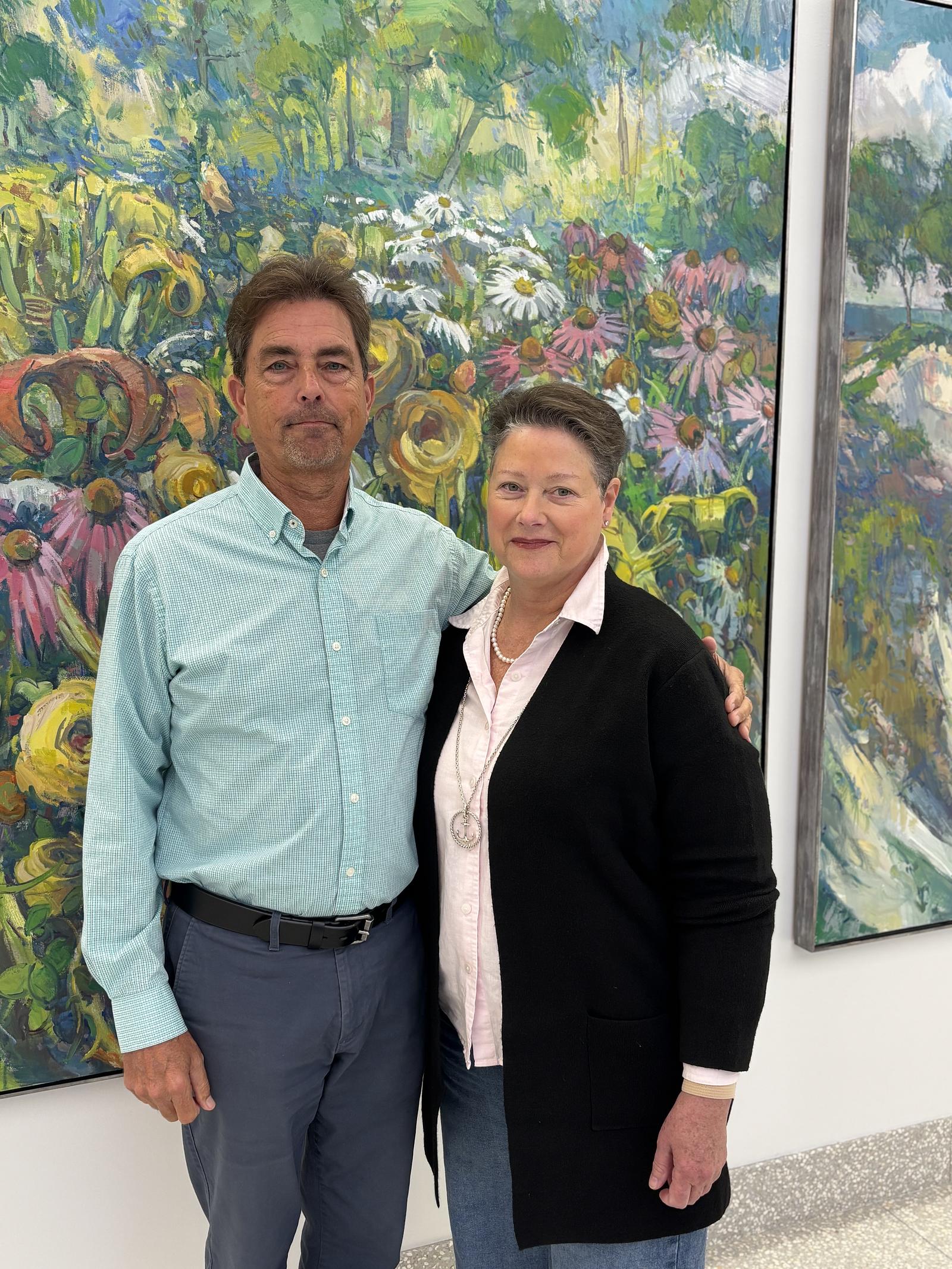 Marcia and Greg Harper at IU Health Bloomington. Marcia Harper’s stage 3B breast cancer journey has been a group effort between IU Health teams in Bloomington, Martinsville and Indianapolis.