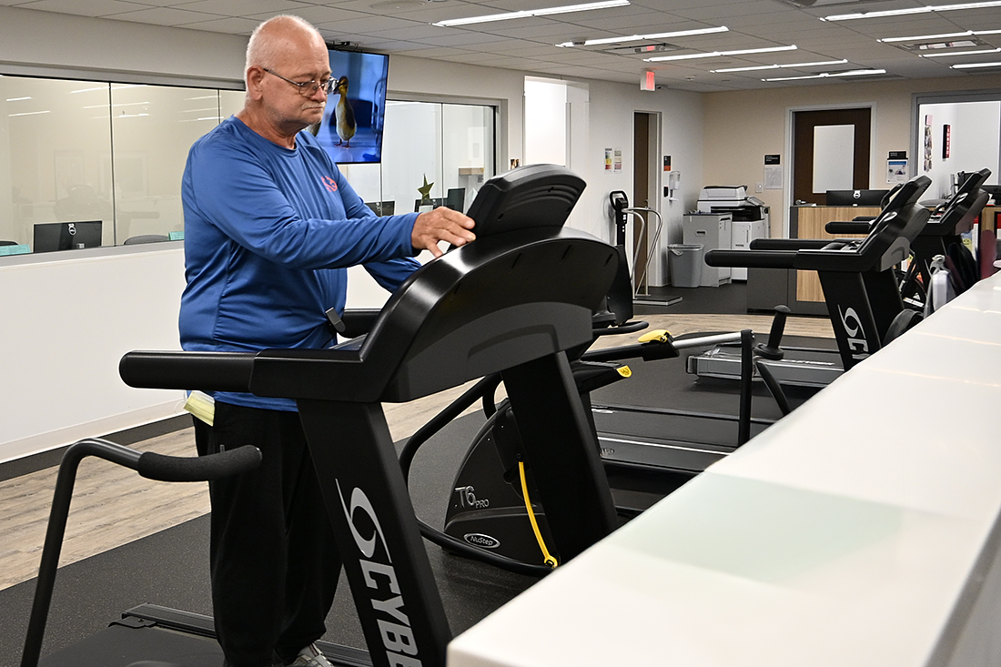 Steve Morgan, lung transplant recipient and IU Health Bloomington Pulmonary Rehabilitation patient